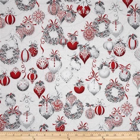 christmas quilting fabric with silver metallic|metallic fabric for quilts.